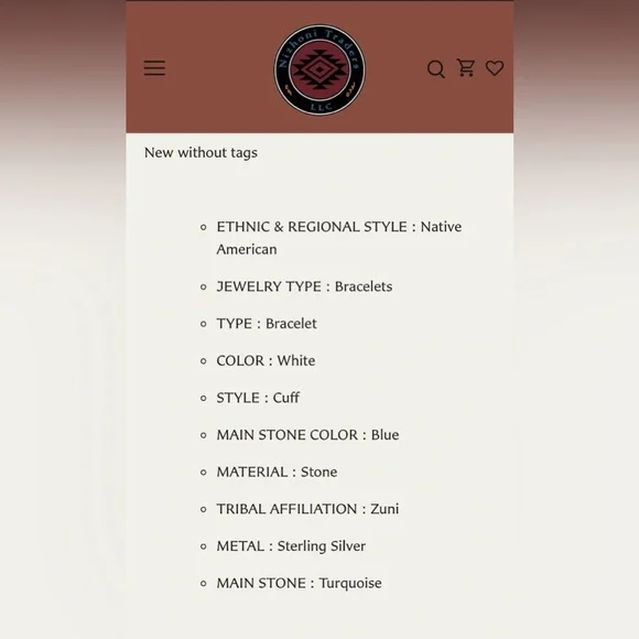 Infant turquoise bracelet - Picture 5 of 6